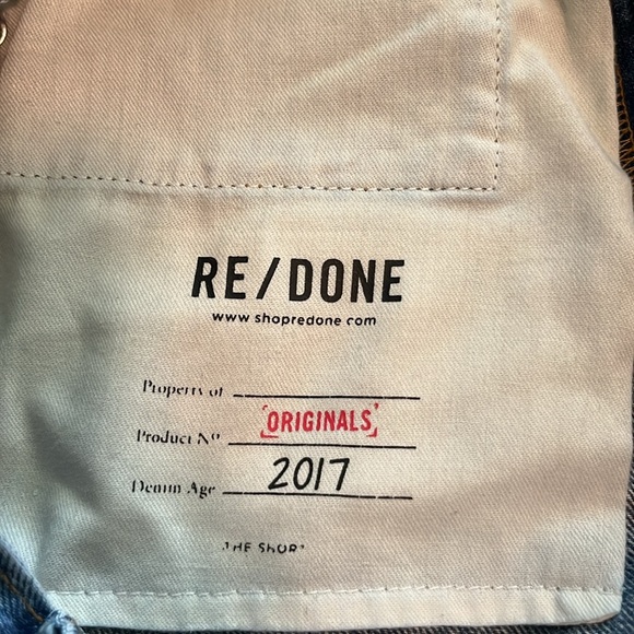 Re/Done Originals High Rise Shorts Size 26 - Picture 11 of 16